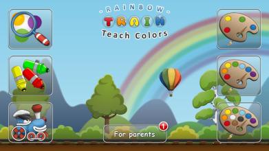 Rainbow Train: teach colors lv截图1