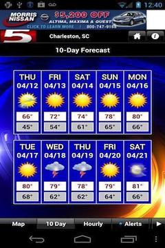 WCSC Live 5 Weather截图