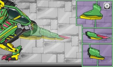 합체! 다이노 로봇 - 테리지노사우루스 공룡게임截图2