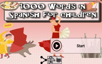 1000 words in Spanish for children截图1