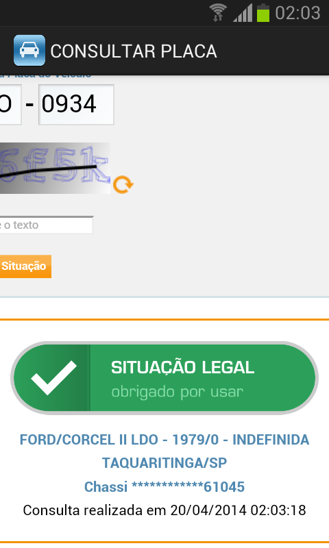 Consultar Placa Veiculo Gratis截图1