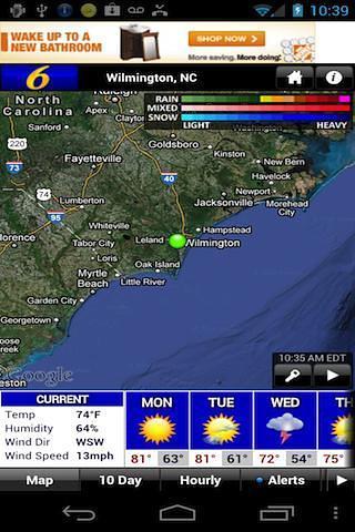 WECT 6 First Alert Weather截图2