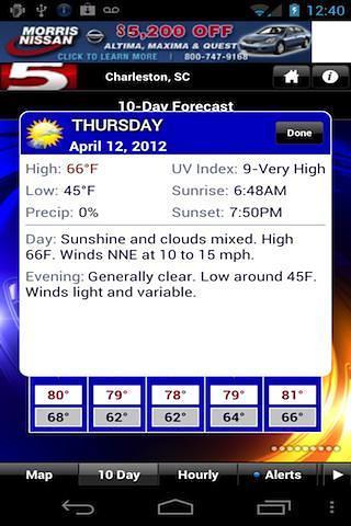 WCSC Live 5 Weather截图3