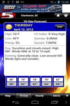 WCSC Live 5 Weather截图