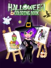 Halloween Coloring Book截图5