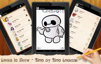 Learn to Draw Baymax Big Hero 6截图1