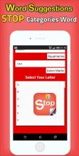 Solution For Stop Categories Word - Word Games截图1
