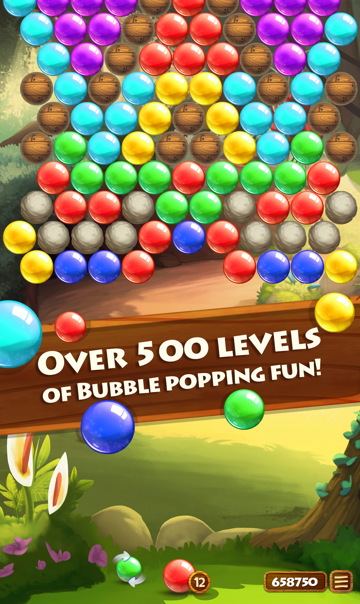 Forest Pop Bubble Shooter截图1