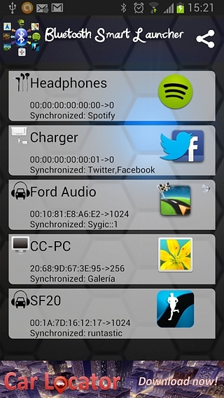 Bluetooth App Launcher截图7