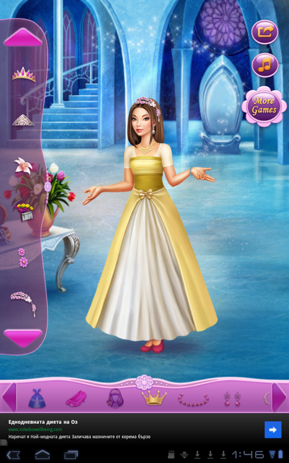 Dress Up Princess Snow W...截图6