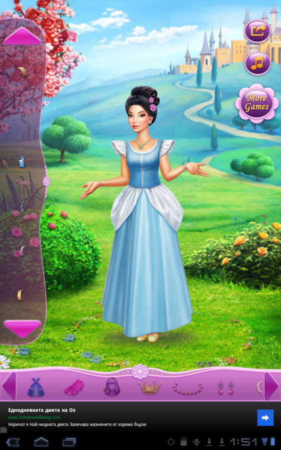 Dress Up Princess Snow W...截图5