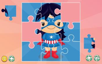 Puzzle SuperGirls and Superhero Jigsaw Picture截图1