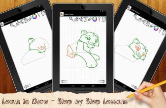 Learn to Draw Jungle Pets and Animal Jam截图5