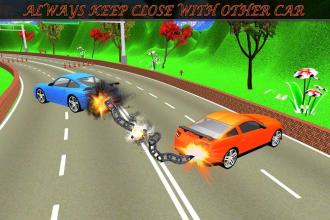 Chained Cars Crash: Chain Racing Rivals截图1