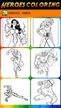 Heroes Coloring Book for kids截图4