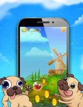 Pug - Pet Dog Running Game截图1