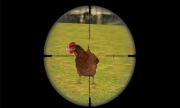Scream Chicken Hunt - An Angry Chicken Shooter截图1