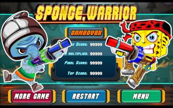 Sponge Warrior Battle Shooter截图1