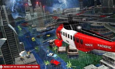 地理风暴城市救护车和直升机救援任务截图1