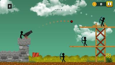 Stickman Cannon Shooter截图3