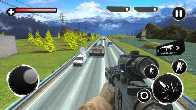 Traffic Sniper Shoot - FPS Gun War截图4