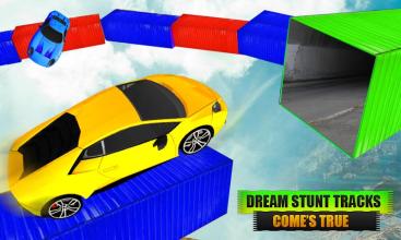 Impossible Tracks Car Racing Stunts 3D截图1