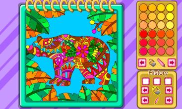 Animal Mandalas Coloring Book截图3