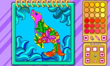 Animal Mandalas Coloring Book截图4