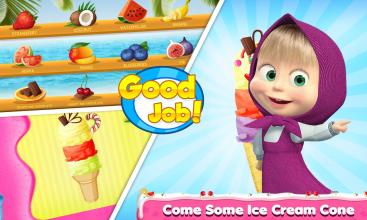 Masha Ice Cream Maker-Cooking Game截图3