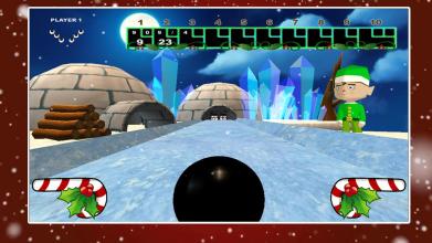 3D Christmas Bowling - Free截图2