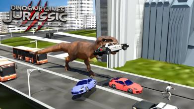 DINOSAUR GAMES : JURASSIC T-REX DINOSAUR SIMULATOR截图4