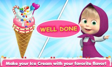 Masha Ice Cream Maker-Cooking Game截图4