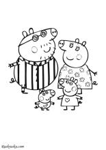 Pepa Happy Pig Coloring Book For Kids截图4