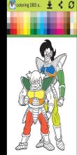 coloring game DBS super goku截图3