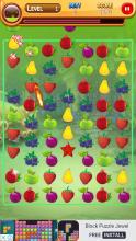 Sweet Fruit Candy Smash - Fruity Casual Puzzle截图1