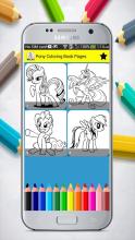 Pony Coloring Book Pages截图1