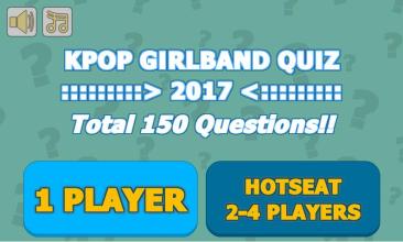 KPOP Girl Band Quiz 2017截图1