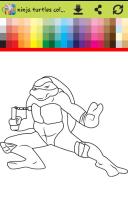 How to color ninja heroes ( coloring pages)截图3