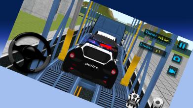 3D Police Car Transporter截图3