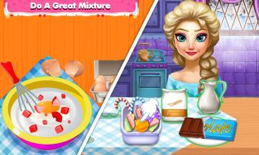 Snow Queen Ice Cream Maker - Cooking Game截图1