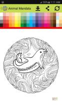 Animal Mandala Coloring Page Game截图5