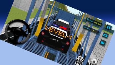 3D Police Car Transporter截图2