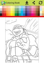 Coloring ninja turtlesss go截图2