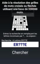 Aide Mots Croisés Fléchés截图3