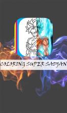 Coloring Super Saiyan Pro截图4