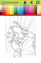 Coloring ninja turtlesss go截图1