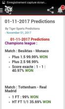 Tiger Sports Prediction截图2