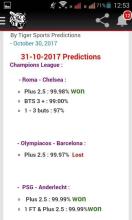 Tiger Sports Prediction截图4