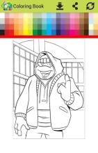 Coloring ninja turtlesss go截图4