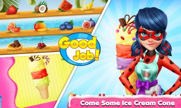 Ladybug Ice Cream Maker-Cooking Game截图3